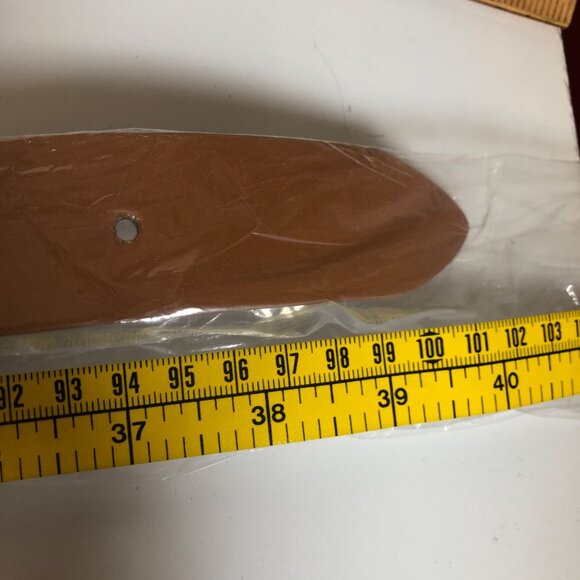 Ssumday Leather Belt Womens Size Medium Reversible 1.3in Brown Tan - Picture 6 of 8